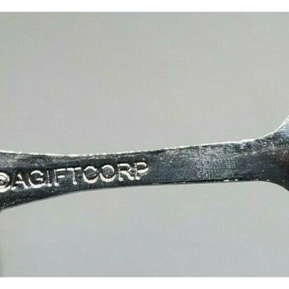 A Gift Corp St Martins Mini Silver Collectible Spoon With Hanging Turtle Charm - Picture 6 of 11